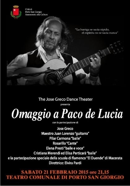 OMAGGIO A PACO DE LUCIA - 21/02/15